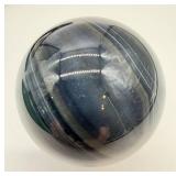 Blue Banded Agate Sphere