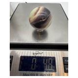 Purple Robe Jade Sphere - Driftwood Stand