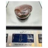 Dragon Blood Jasper & Sodalite Heart Stones (Lot of 2)