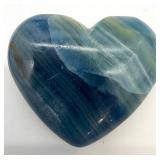 Lapis Lazuli Blocks & Blue Heart-Shaped Stone (Lot of 5)