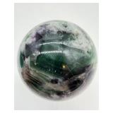 Fluorite Sphere - Green & Purple Crystal Ball