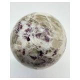 Rubellite Tourmaline Sphere - 1.5 In Natural Gem Ball