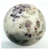Rubellite Tourmaline Sphere - 1.5 In Natural Gem Ball