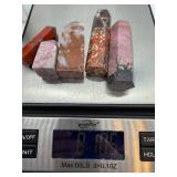 Polished Crystal Obelisks - Pink, Red, Brown & Purple Tones (Lot of 5)