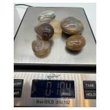 Agate Stones (Lot of 6) - Polished Natural Pebble Assortment