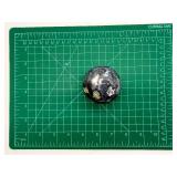 Ocean Jasper Sphere - Blue-Grey Orb with Green Inclusions