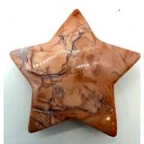 Crescent Moon & Star Stone Decor Set with Marble Bowl - 5-Piece