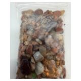 Banded Stone Cylinder Cup & Ammonite Fossils Polished Stone Collection