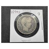 1894-S Barber Half Dollar