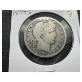 1894-S Barber Half Dollar