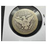 Semi-Key Date 1895-S Barber Half Dollar - Greysheet Wholesale Value for a G4 is $70