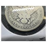 Better Date 1901-O Silver Barber Half Dollar