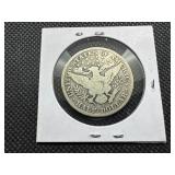 Semi-Key Date 1901-S Barber Half Dollar - Greysheet Wholesale Value for a VG8 is $115