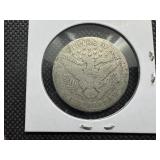 1905-S Silver Barber Half Dollar