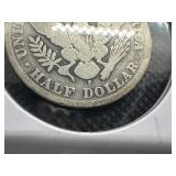 1907-S Silver Barber Half Dollar