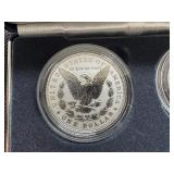 2025 Reverse Proof Morgan and Peace Silver Dollars - Two Coin Set - Spectacular Coins!