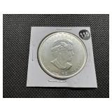 2011 BU Canadian 1 Oz. .9999 Silver Maple Leaf Coin