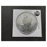 2020 BU Canadian 1 Oz. .9999 Silver Maple Leaf Coin