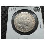 1893 Columbian Expo Commemorative Silver Half Dollar