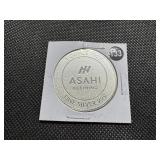 BU One Ounce .999 Silver Asahi Refining Round
