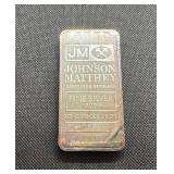 Johnson Mathey Ten Ounce .999 Silver Bar