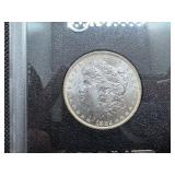 GSA Uncirculated 1882 Carson City Morgan Dollar NGC MS62 with Original Box and COA