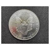 1990 1  Oz. Silver American Eagle from US Mint Tube