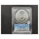 2020 1 Oz.  Silver American Eagle PCGS Gem Uncirculated Coin
