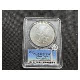 2020 1 Oz.  Silver American Eagle PCGS Gem Uncirculated Coin