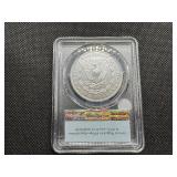 Key Coin 2021-CC  Morgan Silver Dollar PCGS MS70 - Perfect Graded Coin! -  PCGS Price Guide $350