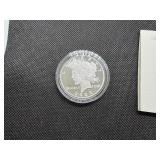 2023-S Proof Peace Silver Dollar in Original Mint Box with COA - Greysheet Wholesale Price - $132.00