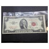 1953 Red Seal $2 Bill