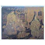 Antique Painted Chinese Wood Box