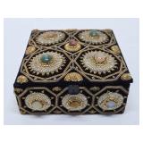 Vintage Jeweled Indian Jewelry Box
