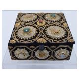 Vintage Jeweled Indian Jewelry Box
