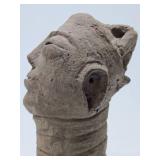 Old African Akan Terra Cotta Memorial Head