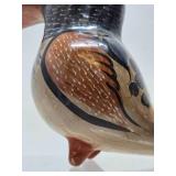 Vintage Mexican Folk Art Pottery Bird