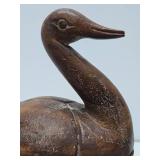 Primitive Wooden Goose or Duck Pull Toy