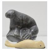 Vintage Hand Carved Inuit Animal Figures