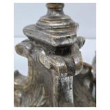 Large Old Vintage Ornate Candle Stands