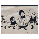 Vintage Portuguese Wood Figures & Artwork