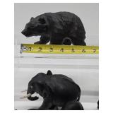 Large Group of Carved Wood Animals