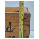 Excellent Vintage HIGHLAND Saint Paul Spring Water Wood Advertising Crates w/Full Sealed Bottles #1