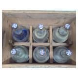 Excellent Vintage HIGHLAND Saint Paul Spring Water Wood Advertising Crates w/Full Sealed Bottles #2