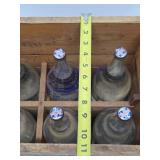 Excellent Vintage HIGHLAND Saint Paul Spring Water Wood Advertising Crates w/Full Sealed Bottles #3