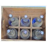 Excellent Vintage HIGHLAND Saint Paul Spring Water Wood Advertising Crates w/Full Sealed Bottles #3