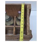 Excellent Vintage HIGHLAND Saint Paul Spring Water Wood Advertising Crates w/Full Sealed Bottles #4