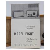 Excellent Quality & Condition Vintage KLH Model 8 FM Receiving Station Radio & Speaker