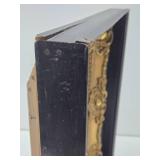 Ornately Framed Antique Original Painting on Leaf