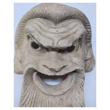 Vintage Museum Replica Heavy Plaster Greek Theater Head Sculpture